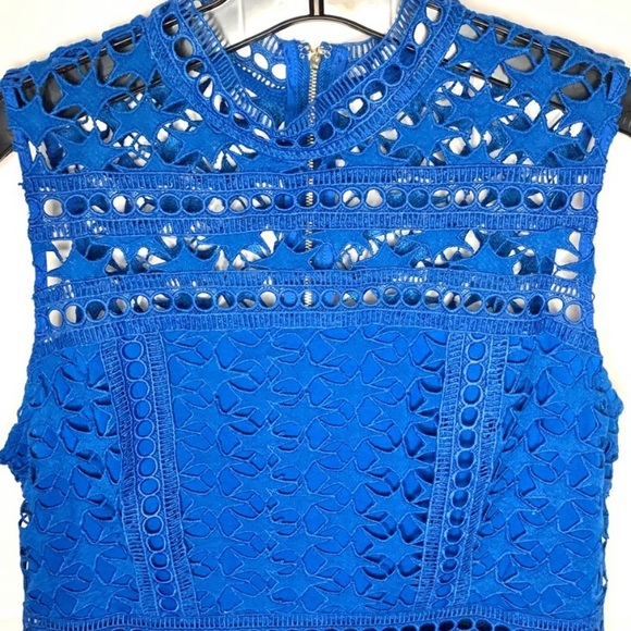 🌺Blue TIERED LACE DETAIL DRESS From VENUS - Picture 5 of 7